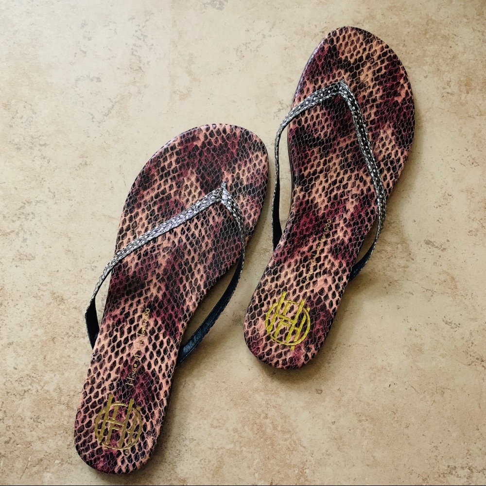 House of Harlow 1960 Snakeskin Sandals Size 7.5